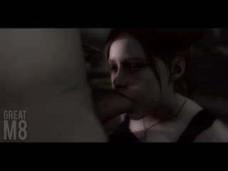 3d animated claire redfield resident evil resident evil 2 remake sound greatm8
